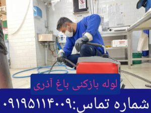 لوله بازکنی در باغ آذری