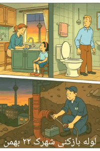 لوله بازکنی شهرک 22بهمن