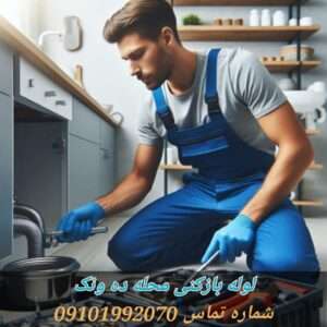 لوله بازکنی محله ده ونک